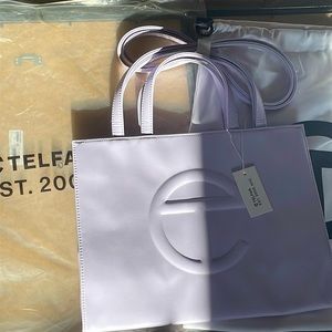 LAVENDER TELFAR BAG